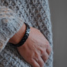 Bracelet magnétique Taïpan Noir