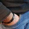 Bracelet magnétique Taïpan Noir