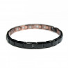 Copper magnetic bracelet Artemis - Black