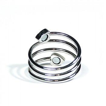 Bague cuivre serpentine magnétique - Auris