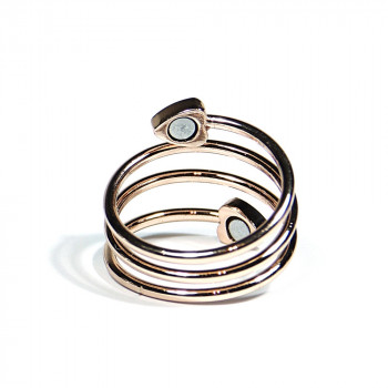 Bague cuivre serpentine magnétique - Auris