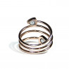 Bague cuivre serpentine magnétique - Auris