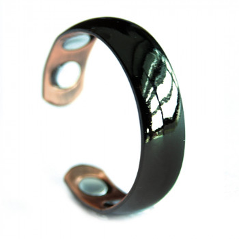 Bague magnétique cuivre lisse