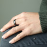 Bague magnétique cuivre lisse