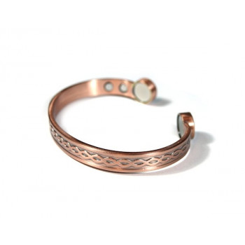 Copper magnetic bracelet infinite