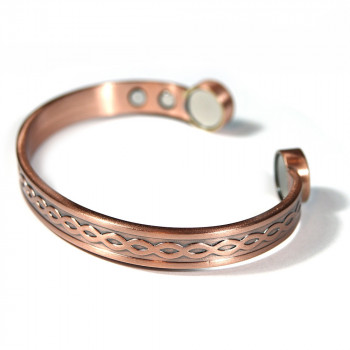 Copper magnetic bracelet infinite