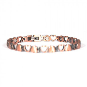 Bracelet magnétique cuivre Love