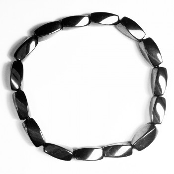 Bracelet perles hématite magnétiques