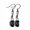 Magnetic hematite earrings