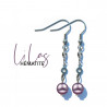 Boucles d'oreilles Hématite
