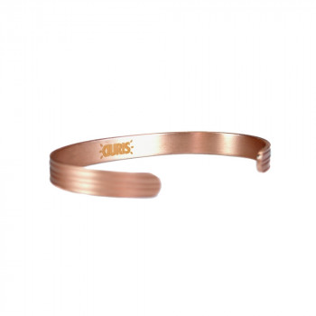 Bracelet magnétique Maât - Cuivre brossé