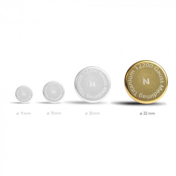 Set of magnetotherapy magnets Ø32 mm