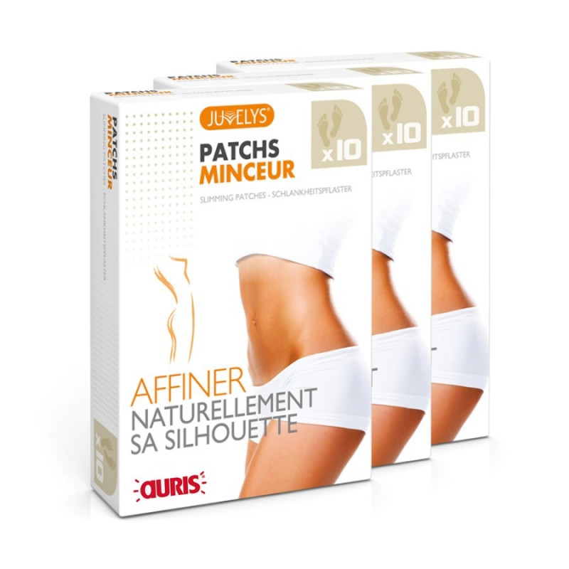 Lot de 3 boîtes de 10 patchs minceur