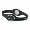 Energy balance bracelet in black silicone - Auris