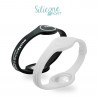Bracelet d'équilibre énergétique en silicone noir - Auris