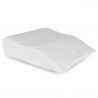 Leg elevation magnetic pillow cover - white