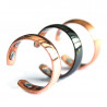Bague magnétique cuivre lisse