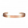 Magnetic bracelet brushed copper MAÂT