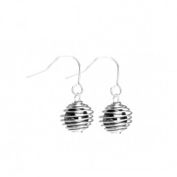 Magnetic Hematite Twist Earrings