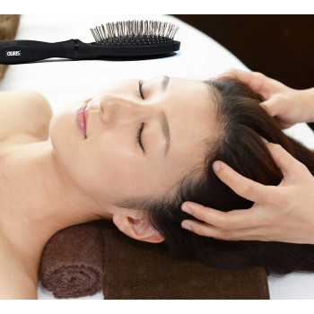 Brosse magnétique cheveux fins cassants fragiles et pellicules