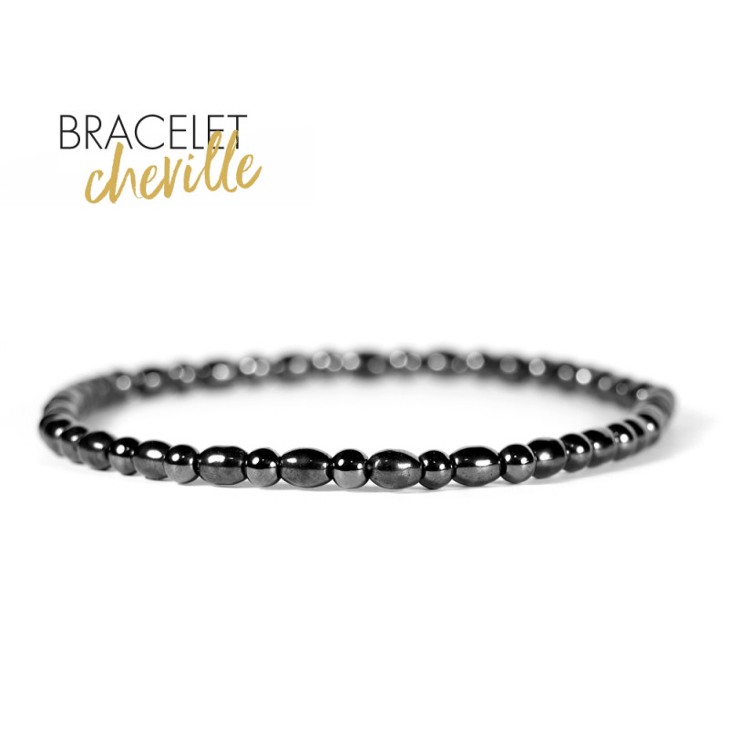 Bracelet de cheville Bahamas hématite magnétique