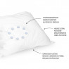 Magnetic Pillow with Memory Foam Flakes