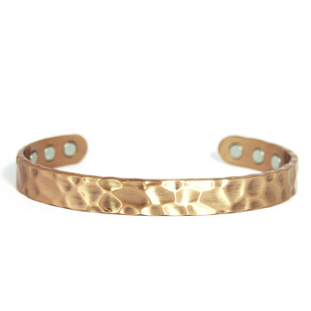 Bracelet Magnétique Pour Femme En Acier Inoxydable – Aimants Néodyme Puissants, Design Ouvert Réglable (couleur Or)