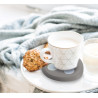 Magnetic silicone coaster for magnetising water - Auris