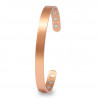 Smooth copper magnetic bracelet