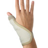 Magnetic finger pad organic cotton for targeted pain relief
