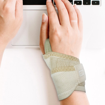 Bandage carpien magnétique coton bio