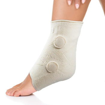 Magnetic ankle support organic cotton