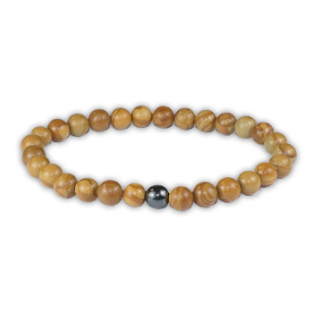 Bracelet Bali - jaspe et hématite