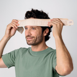 Bandeau tête magnétique coton bio