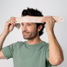 Bandeau tête magnétique coton bio
