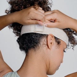 Bandeau tête magnétique coton bio
