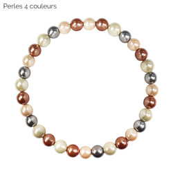 Bracelet magnétique hématite - 5 couleurs au choix