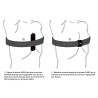 Magnetic anti-snoring belt