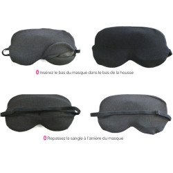 Masque magnétique avec poches gel