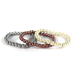 Bracelet magnétique hématite - 5 couleurs au choix