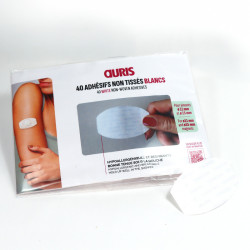 40 adhésifs blancs pour aimants diamètre 11 ou 15mm
