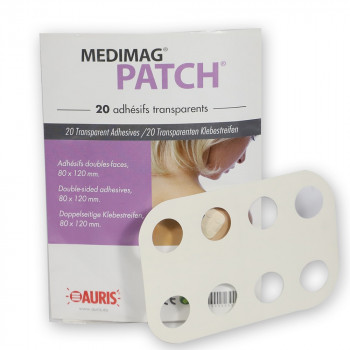20 adhésifs pour le patch magnétique Auris