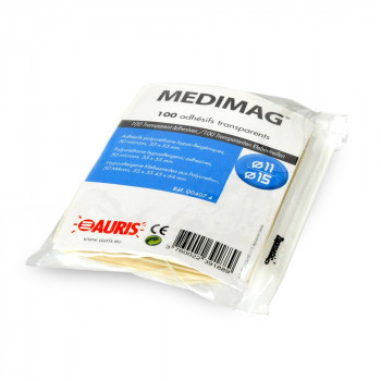 100 clear adhesives for Medimag Ø11 / 15