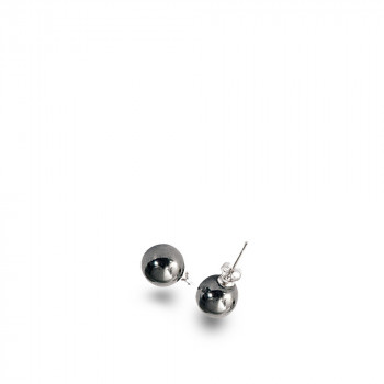 Boucles d'oreilles hématite noir 8mm